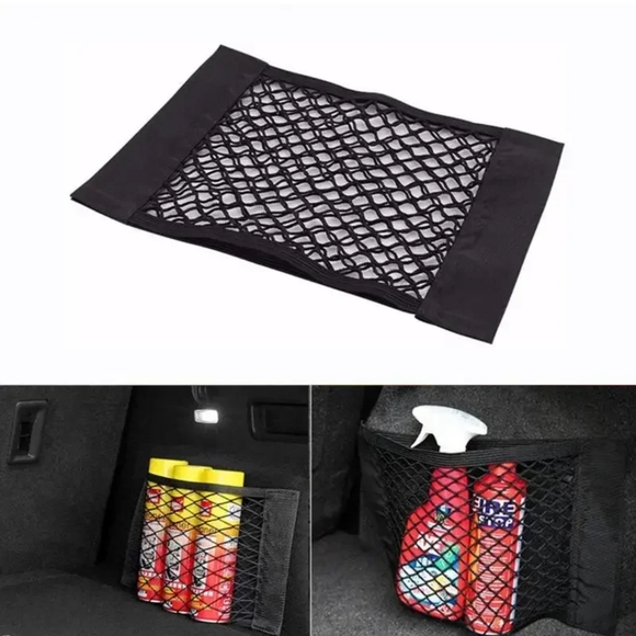 Car Back Rear Trunk Storage Net Seat Elastic String Net Magic storage net - Picture 6 of 9